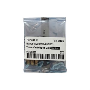 Konica Minolta Toner Chip,Y C200--18.5K C203 / 253--19K