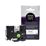 Brother TZe-241 Compatible Premium Tape Noir / Blanc 18mm