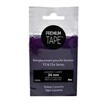 Brother TZe-355 Compatible Premium Tape White / Black 24mm
