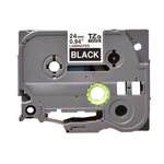 Brother TZe-355 Compatible Premium Tape White / Black 24mm