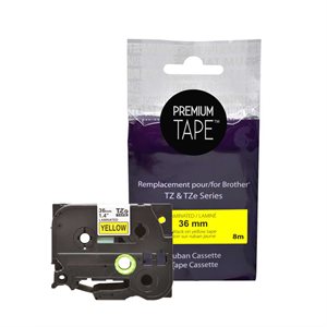 Brother TZe-661 Compatible Premium Tape Black / Yellow 36mm