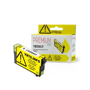 Epson T812XL420 Compatible Premium Ink YRTS Yellow