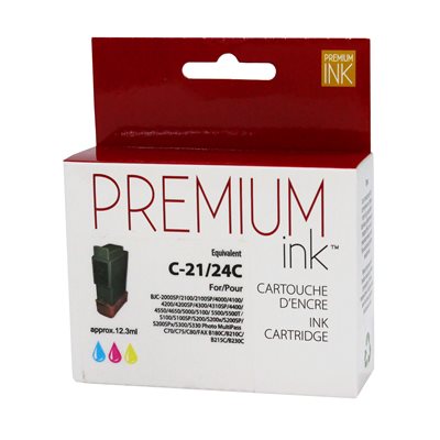 Canon BCI 21 / 24 Compatible Colour Premium Ink