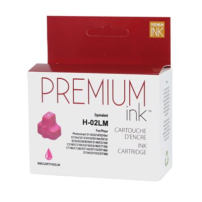 HP No. 02 C8775W Compatible Lt Magenta Premium Ink