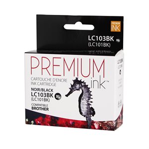 Brother LC103BK Black Compatible Premium Ink