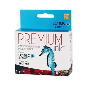 Brother LC103CS Cyan Premium Ink Compatible (Box of 100)