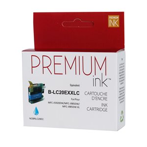 Brother LC20E Cyan Premium Ink