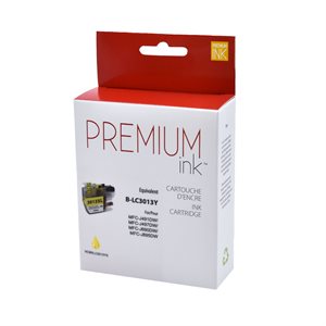 Brother LC3013XL Pigment Yellow Compatible Premium Ink