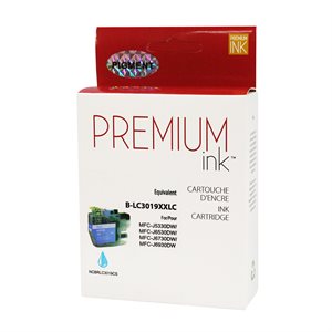 Brother LC3019XXL Pigment Cyan Compatible Premium Ink