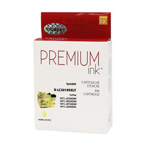 Brother LC3019XXL Jaune Pigmentée Compatible Premium Ink