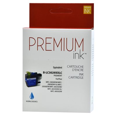 Brother LC3029 Compatible Cyan Premium Ink