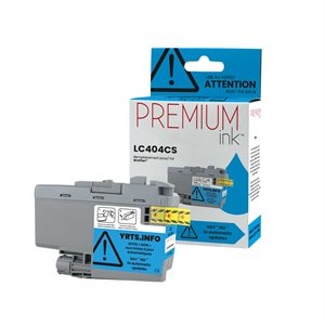 Brother LC404CS Compatible Premium Ink Dye Cyan 750 pages
