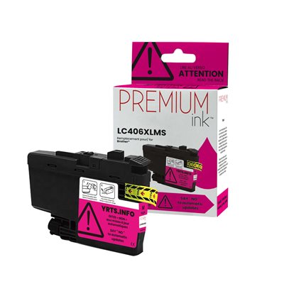 Brother LC406XLMS Compatible Premium Ink Magenta 5K
