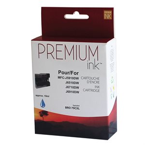 Brother LC79XL Compatible Cyan Premium Ink (19 ml)