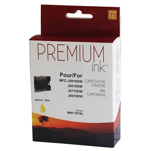 Brother LC79XL Compatible Yellow Premium Ink (19ml)