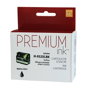 HP No. 932XL Black Compatible Premium Ink