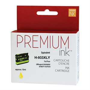 HP No. 933XL Jaune Compatible Premium Ink