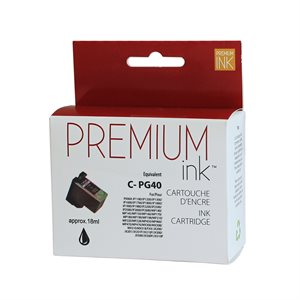 Canon PG40 Reman Black Premium Ink