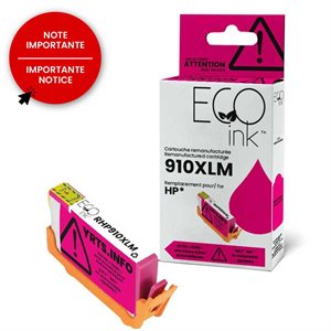 HP 910XL (3YL63AN) Reman Eco Ink Magenta 825 pages