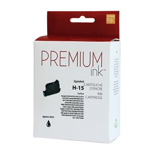 HP No. 15 C6615A Reman Noir Premium Ink