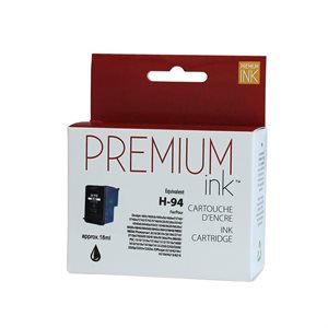 HP No. 94 C8765W Reman Noir Premium Ink